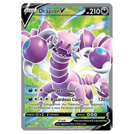 Pokemon TCG Drapion V Vivid Voltage 175/185