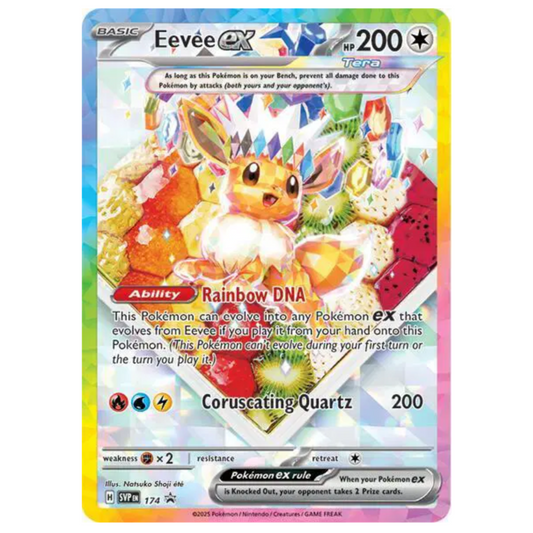 Pokemon TCG Eevee EX Prismatic Evolutions 174 Promo