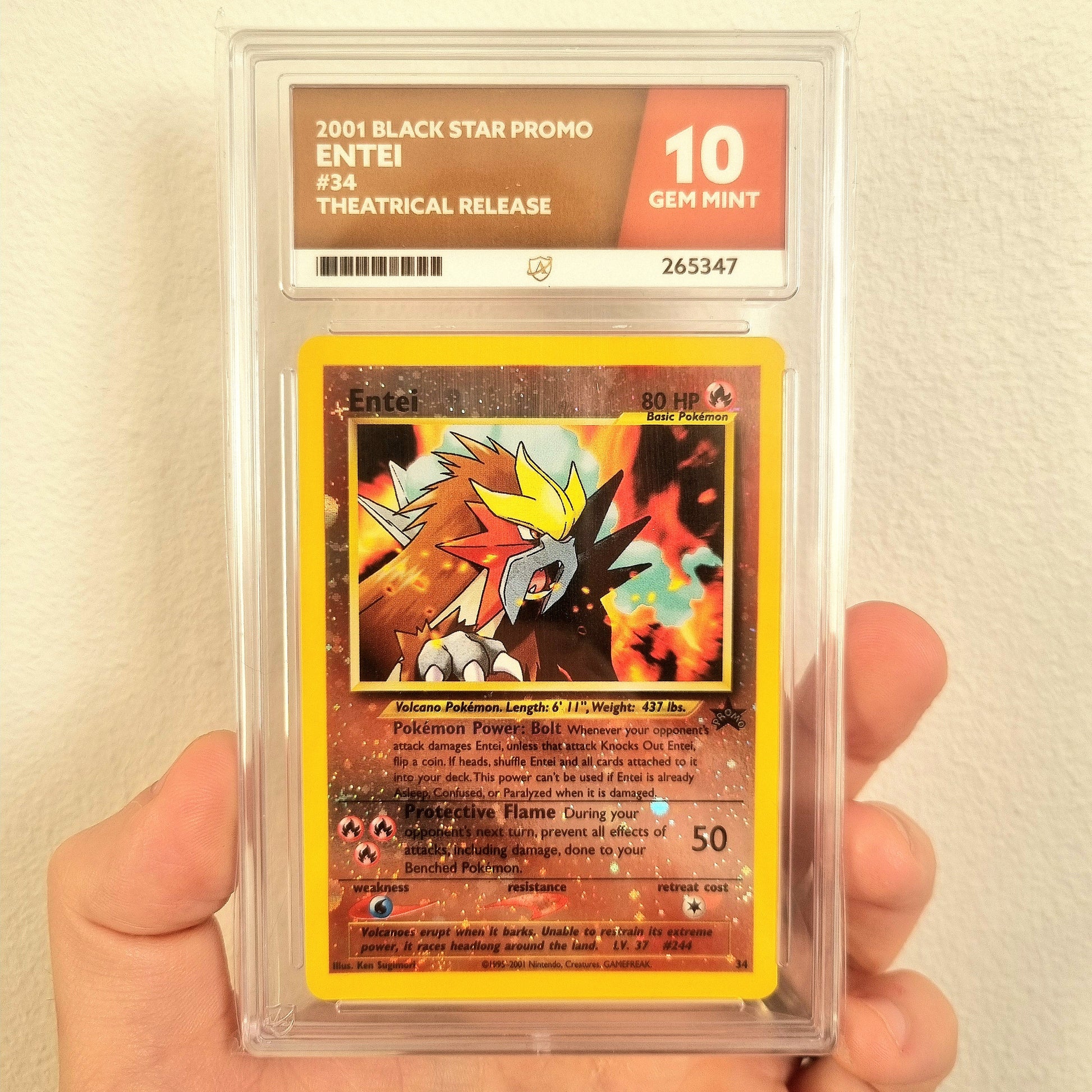 Pokemon TCG Entei Promo 34