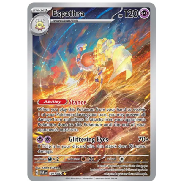 Pokemon TCG Espathra Paradox Rift 197/182