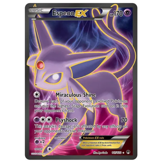 Pokemon TCG Espeon EX BREAKpoint 117/122