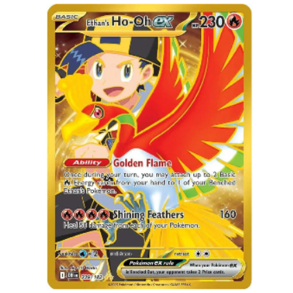 Pokemon TCG Ethan's Ho-oh ex Destined Rivals 239/182