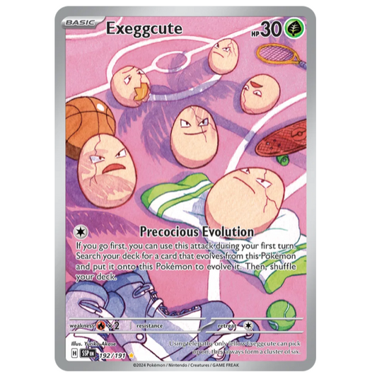 Pokemon TCG Exeggcute Surging Sparks 192/191