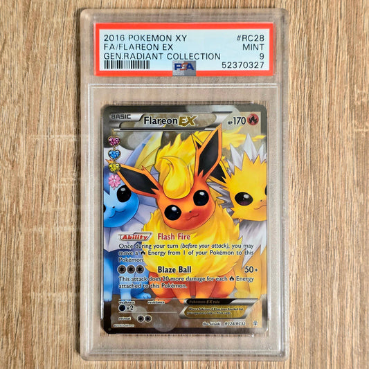 Pokemon TCG Flareon EX Generations RC28/RC32 (PSA 9)