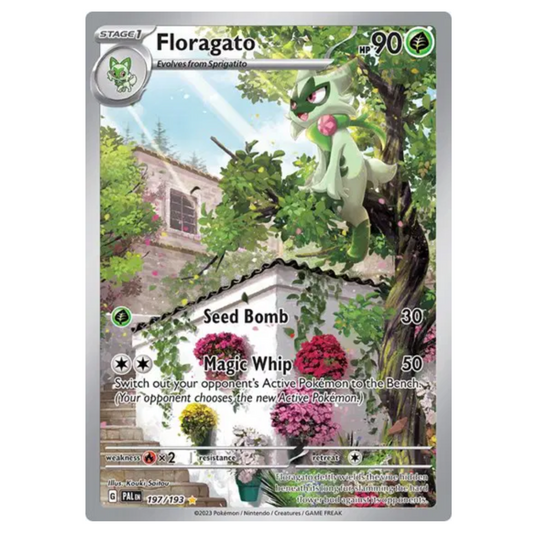 Pokemon TCG Floragato Paldea Evolved 197/193