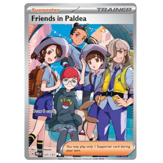 Pokemon TCG Friends in Paldea Prismatic Evolutions 137/131