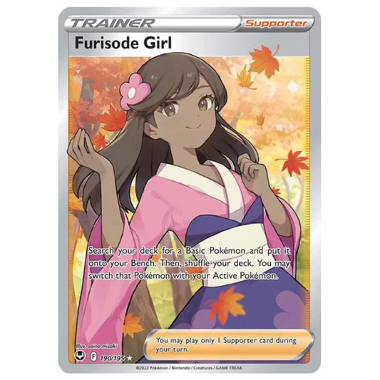 Pokemon TCG Furisode Girl Silver Tempest 190/195