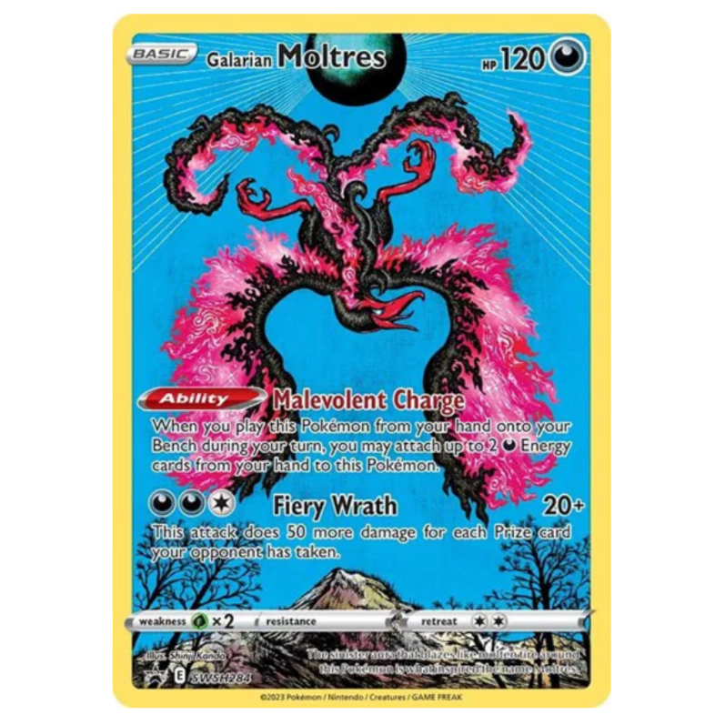 Pokemon TCG Galarian Moltres Promo SWSH284