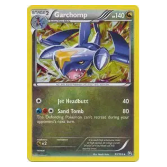 Pokemon TCG Garchomp *Cracked Ice Holo* Dragons Exalted 91/124