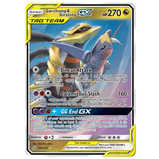 Pokemon TCG Garchomp & Giratina GX Unified Minds 146/236