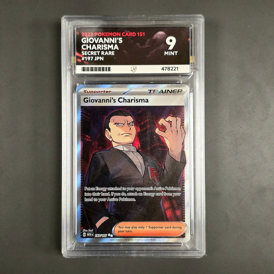 Pokemon TCG Giovanni's Charisma 151 197/165 (Ace 9)