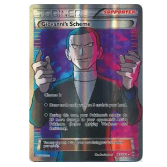Pokemon TCG Giovanni's Scheme BREAKthrough 162/162
