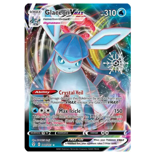 Pokemon TCG Glaceon VMAX Holiday Calender 041/203