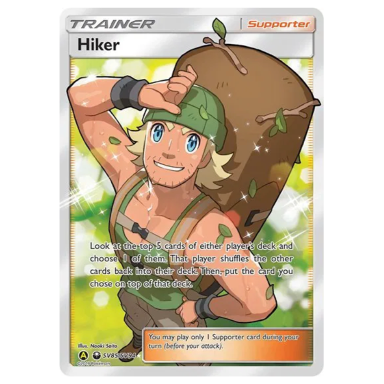 Pokemon TCG Hiker Hidden Fates SV85/SV94