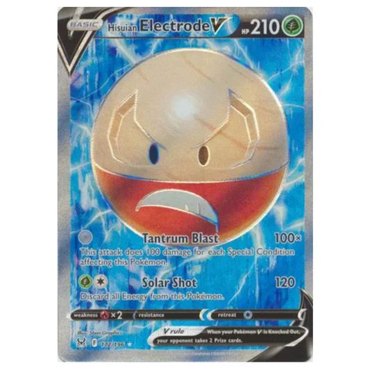 Pokemon TCG Hisuian Electrode V Lost Origin 172/196