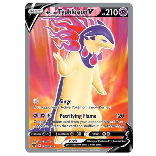 Pokemon TCG Hisuian Typhlosion Astral Radiance 169/189
