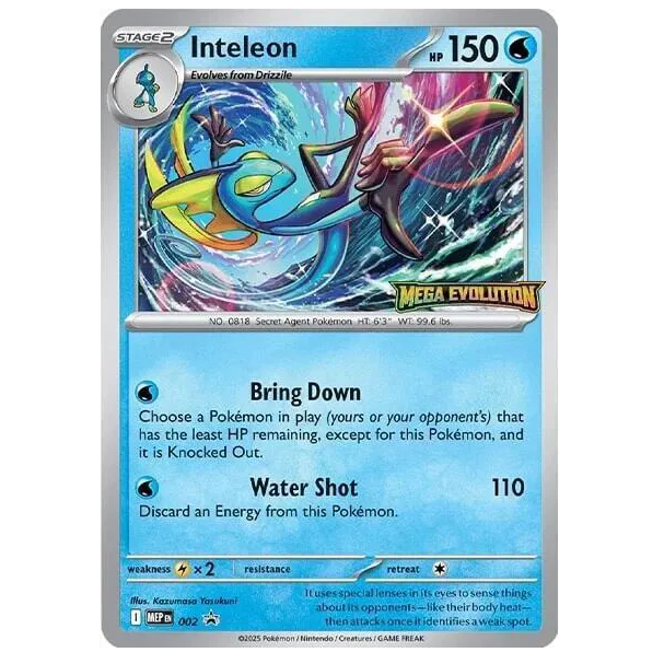 Pokemon TCG Inteleon Promo 002 *Stamped*