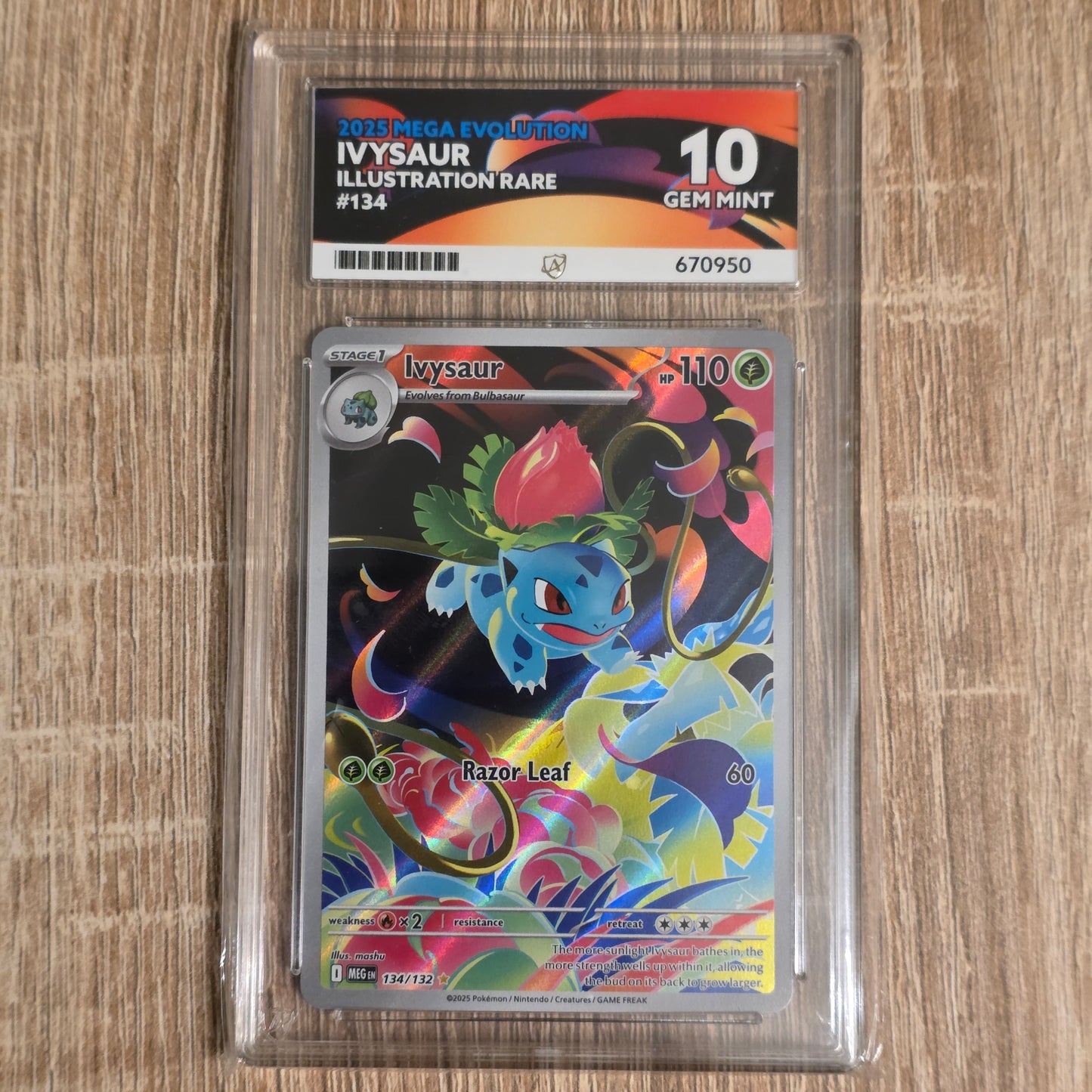 Pokemon TCG Ivysaur Mega Evolution 134/132 (Ace 10)