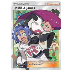 Pokemon TCG Jessie & James Hidden Fates 68/68.