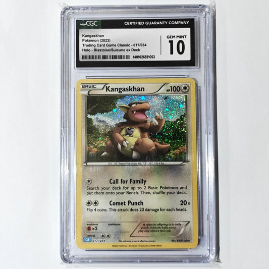 Pokemon TCG Kangaskhan Classic Collection 017/034 CGC 10 Gem Mint