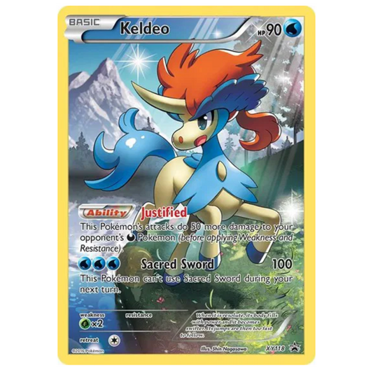 Pokemon TCG Keldeo Promo XY118