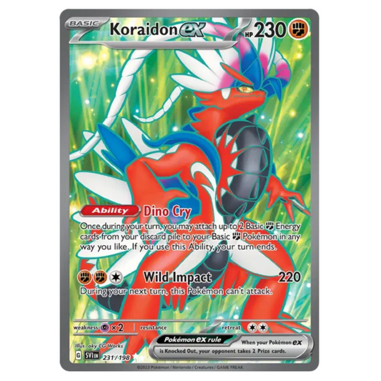 Pokemon TCG Koraidon ex Scarlet & Violet 231/198