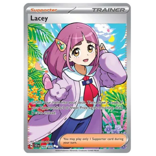 Pokemon TCG Lacey Stellar Crown 166/142