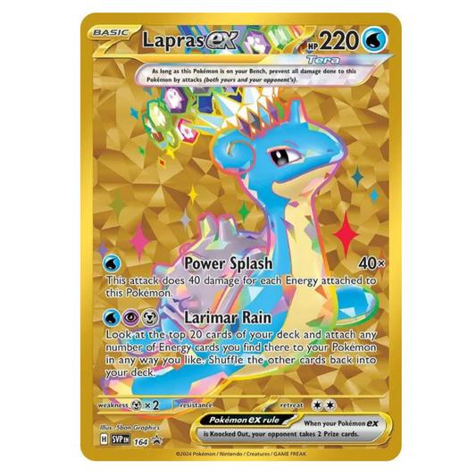 Pokemon TCG Lapras ex Promo 164 *Sealed*