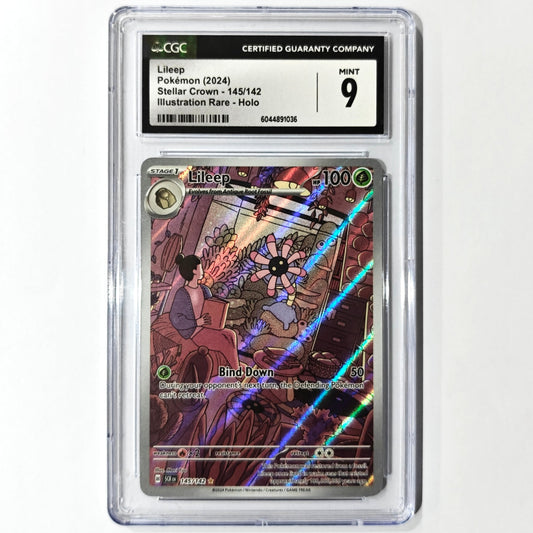 Pokemon TCG Lileep Stellar Crown 145/142 CGC 9
