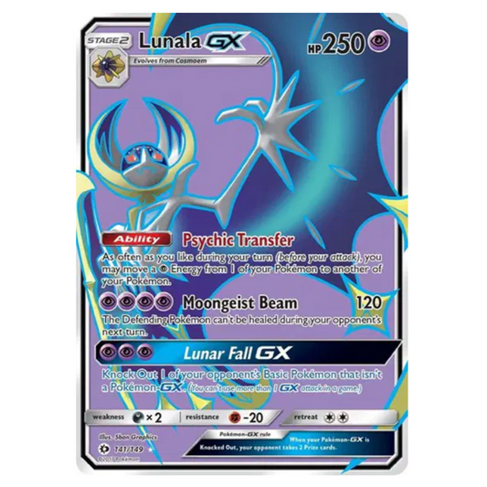 Pokemon TCG Lunala GX Sun & Moon 141/149