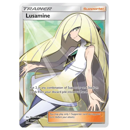Pokemon TCG Lusamine Crimson Invasion 110/11