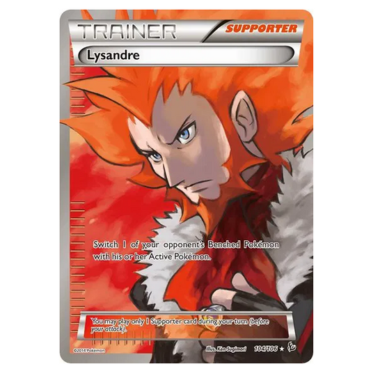Pokemon TCG Lysandre Flashfire 104/106
