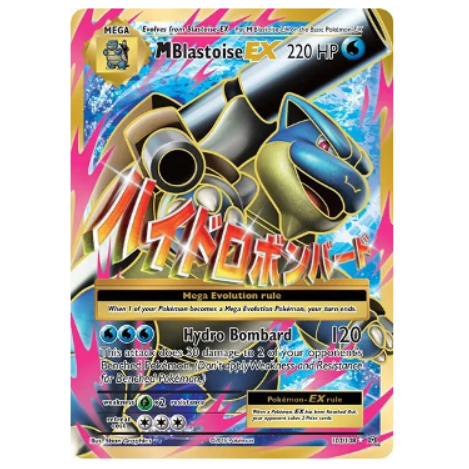 Pokemon TCG M Blastoise EX Evolutions 102/108