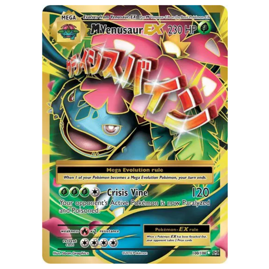 Pokemon TCG M Venusaur EX Evolutions 100/108
