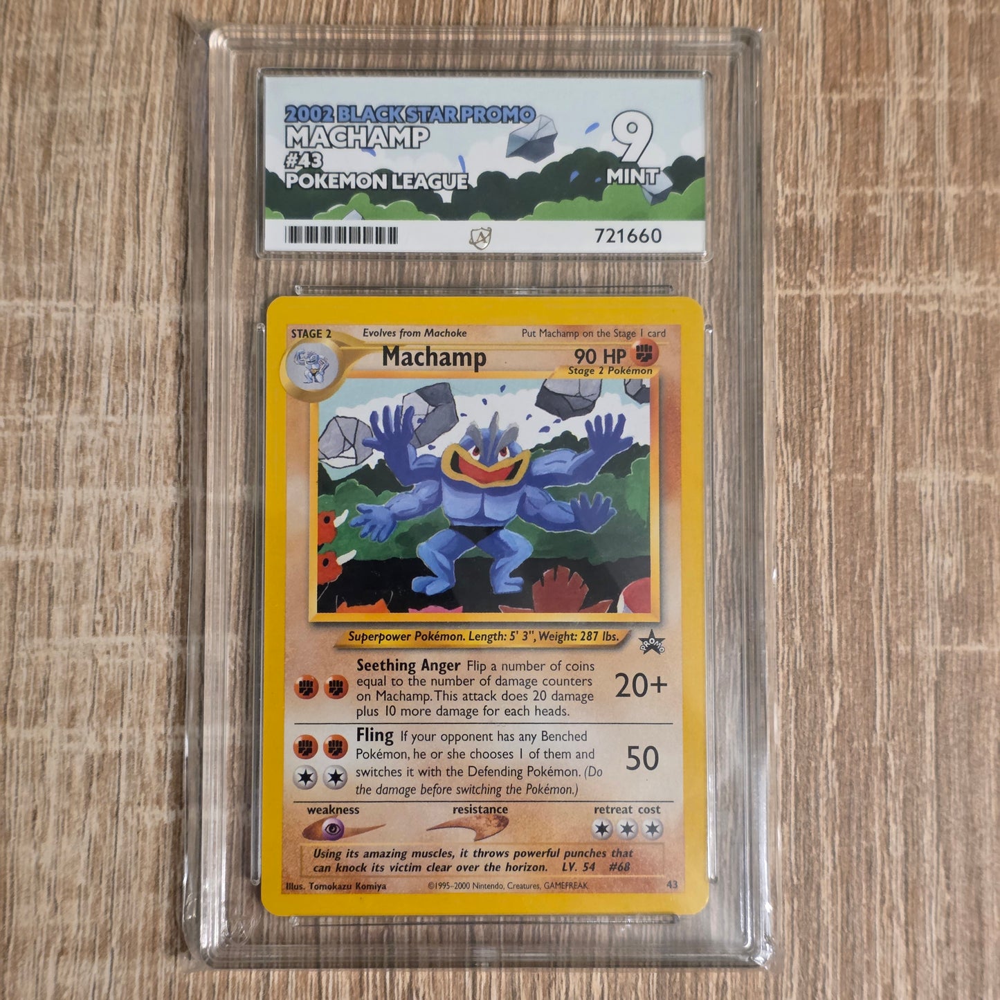 Pokemon TCG Machamp Promo 43 (Ace 9)
