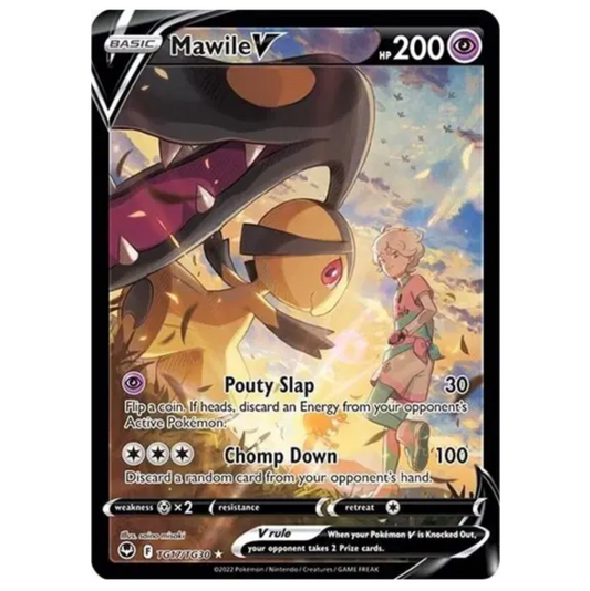 Pokemon TCG Mawile V Silver Tempest TG17/TG30