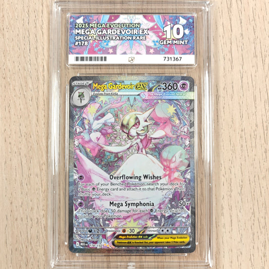 Pokemon TCG Mega gardevoir ex Mega Symphonia 178/132 (ACE Graded 10