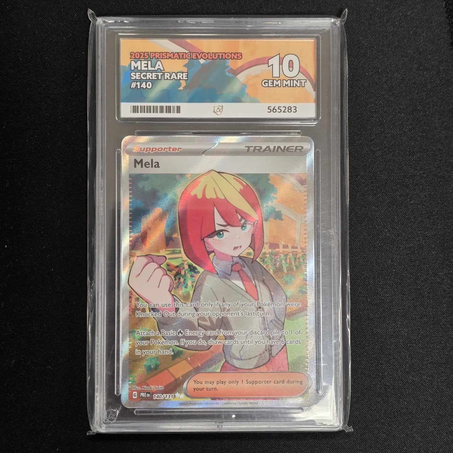 Pokemon TCG Mela Prismatic Evolutions 140/131 (Ace 10)
