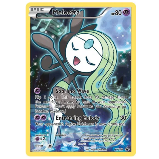 Pokemon TCG Meloetta Promo XY120