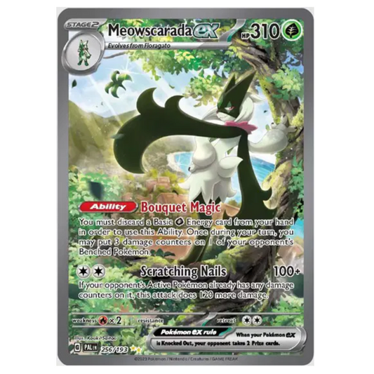 Pokemon TCG Meowscarada ex Paldea Evolved 256/193