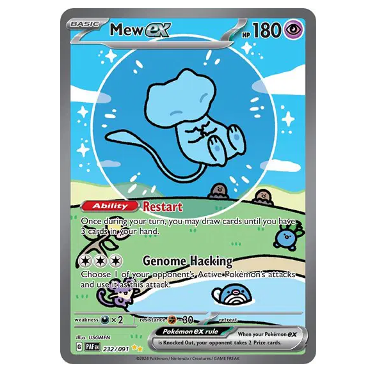 Pokemon TCG Mew ex Paldean Fates 232/091