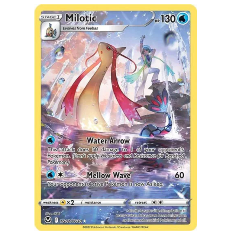 Pokemon TCG Milotic Silver Tempest TG02/TG30