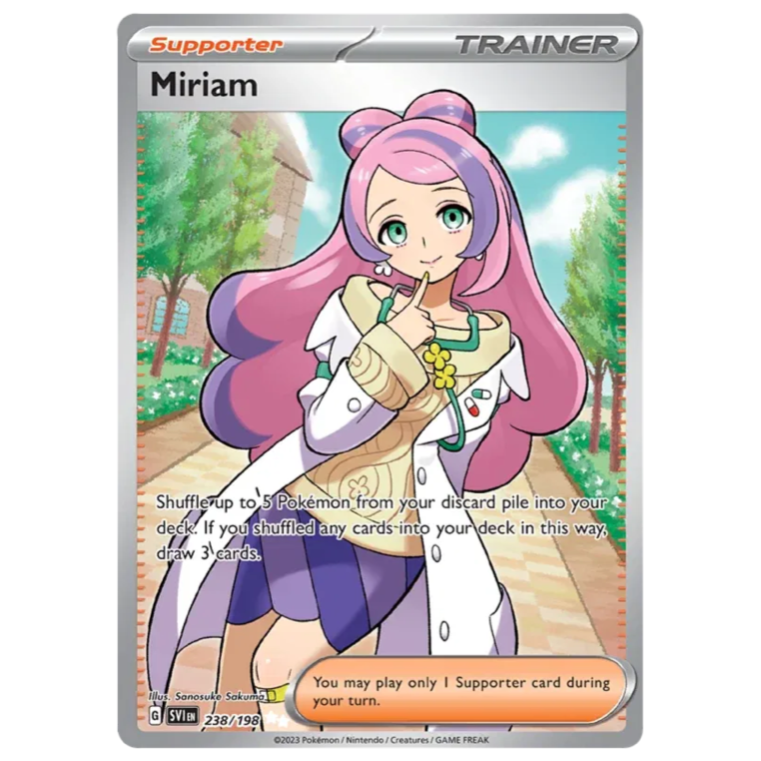 Pokemon TCG Miriam Scarlet & Violet 238/198