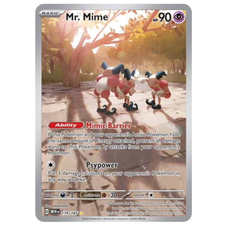 Pokemon TCG Mr. Mime 151 179/165