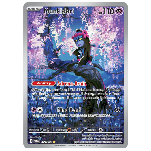 Pokemon TCG Munkidori Shrouded Fable 072/064