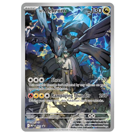 Pokemon TCG N's Zekrom Promo 031 *Sealed*