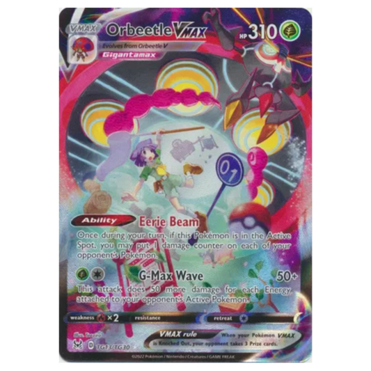 Pokemon TCG Orbeetle VMAX Lost Origin TG13/TG30