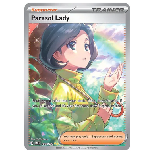 Pokemon TCG Parasol Lady Paradox Rift 255/182