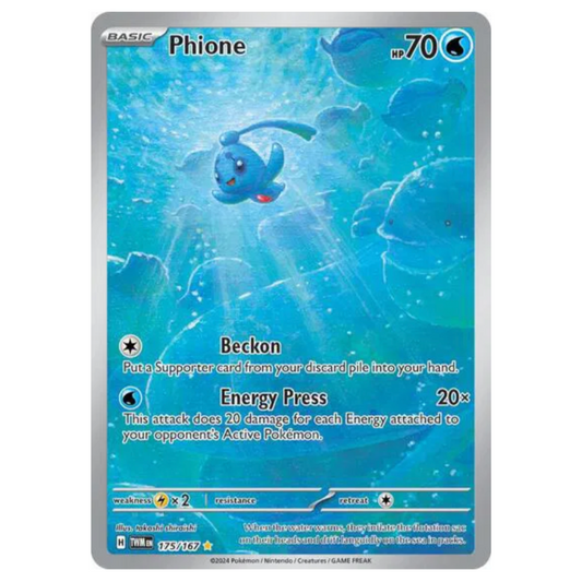Pokemon TCG Phione Twilight Masquerade 175/167