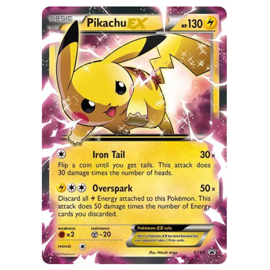 Pokemon TCG Pikachu EX X&Y Promo XY84